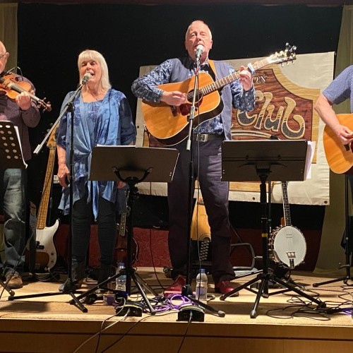 THE IAN WALKER BAND with JOHN GRAHAM at Cramlington Folk Club, Northumberland 2022